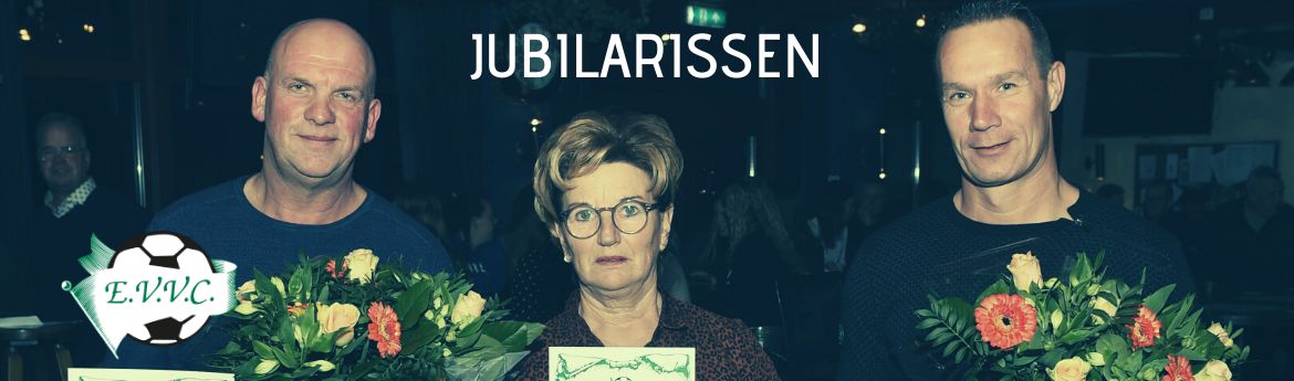 Vier jubilarissen EVVC