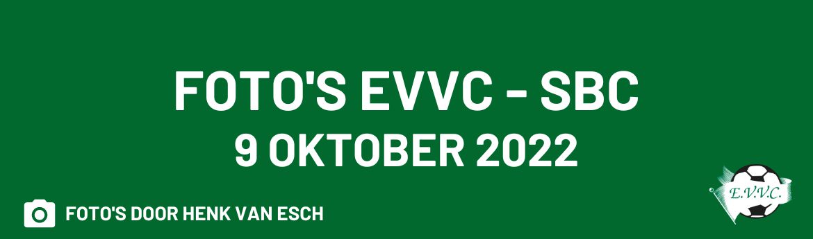 Foto's EVVC - SBC - Zondag 9 oktober