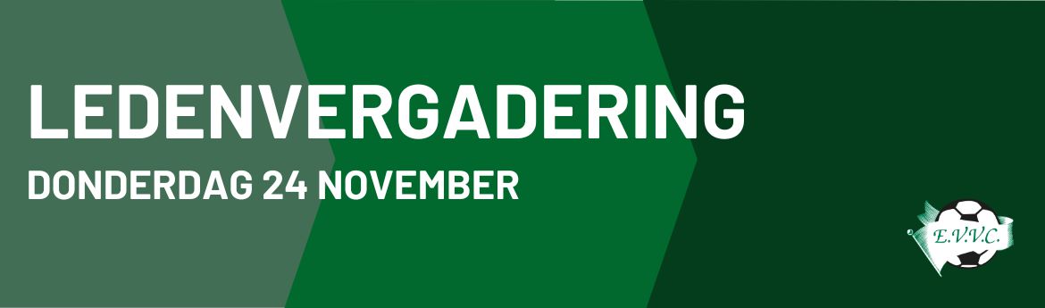 Ledenvergadering 24 november