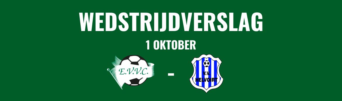 Wedstrijdverslag - 1 oktober