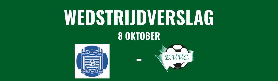 Wedstrijdverslag - 8 oktober