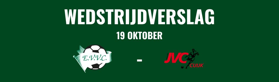 Wedstrijdverslag - 19 oktober