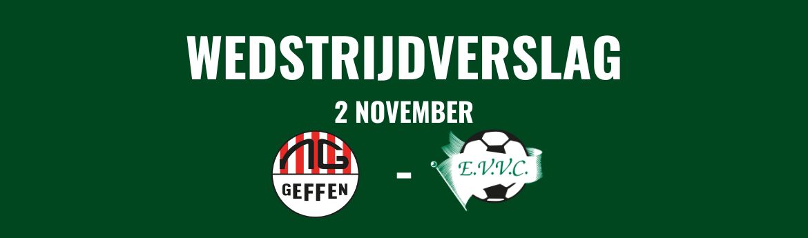 Wedstrijdverslag - 2 november