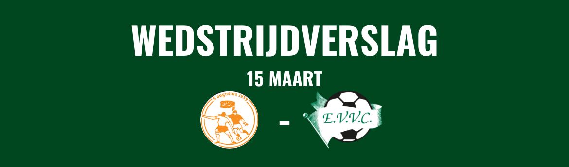 Wedstrijdverslag - 15 maart