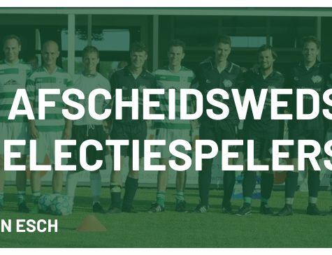 Foto's afscheidswedstrijd selectiespelers 