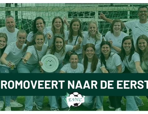 EVVC VR1 promoveert naar de eerste klasse