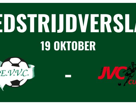 Wedstrijdverslag - 19 oktober