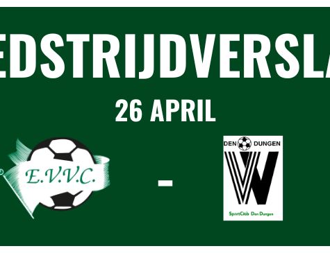 Wedstrijdverslag - 26 april
