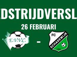 Wedstrijdverslag - EVVC3 - FC Schadewijk