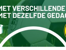 2 Clubs met verschillende kleuren maar met dezelfde gedachte