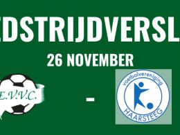 Wedstrijdverslag - 26 november 