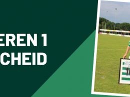 Spelers heren 1  nemen afscheid