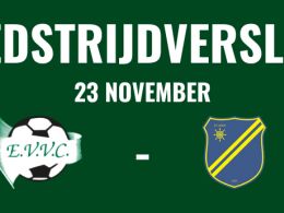 Wedstrijdverslag - 23 november