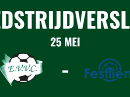 Wedstrijdverslag - 25 mei